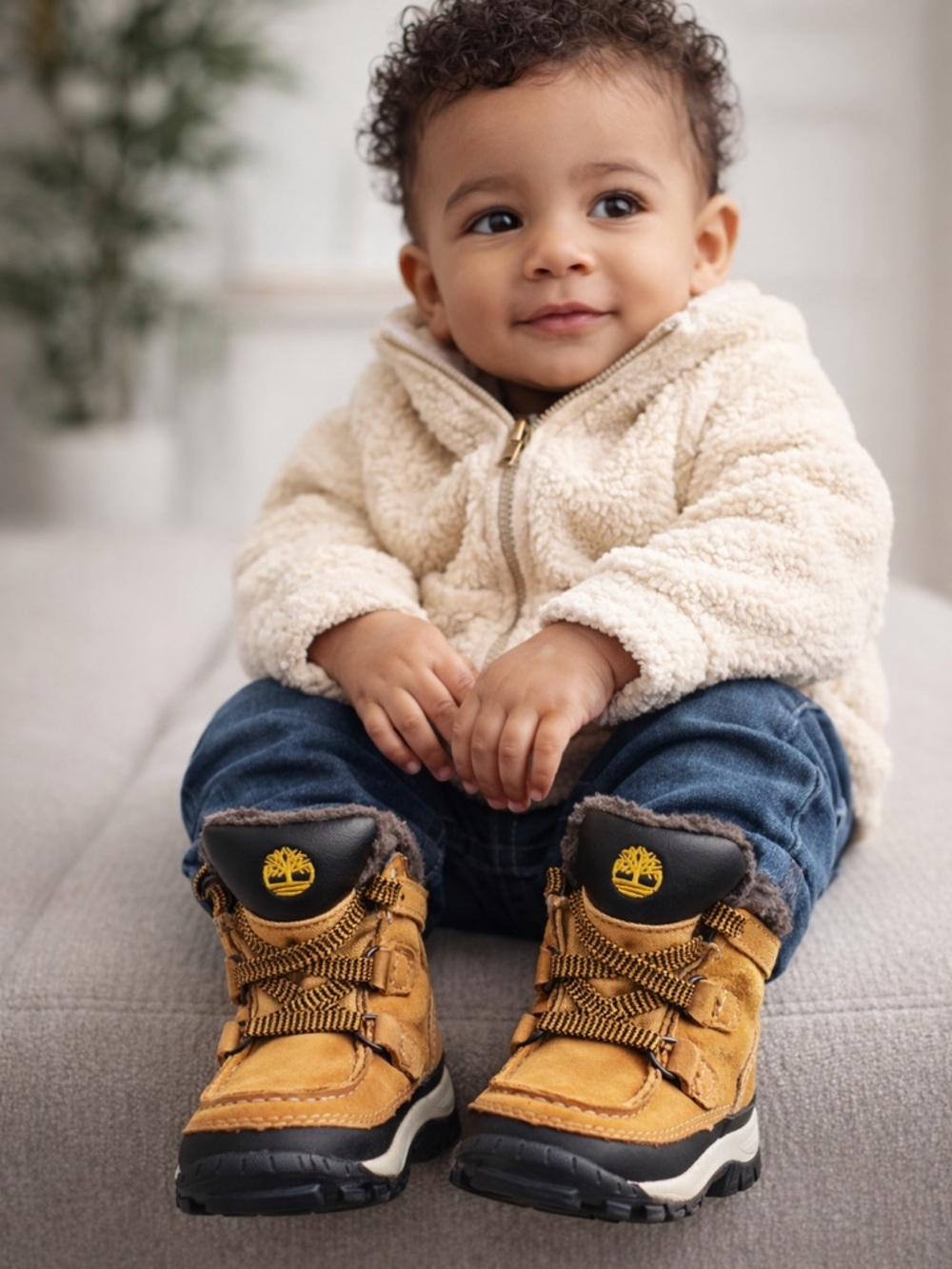 🟤 Timberland Toddler Chillberg Waterproof Boots Size 5 – Warm Winter Boots 🟤
